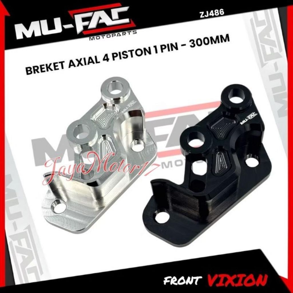 MUFAC Axial 4 Piston Vixion Caliper Bracket ขนาด 300 มม. ZJ486 รถจักรยานยนต์
