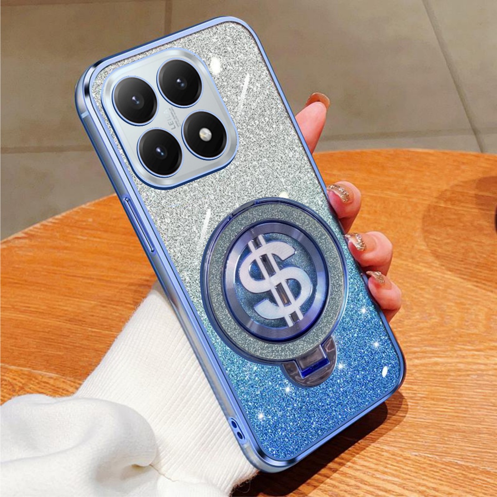 HP Xiaomi 15T / 15T Pro 5G Glitter Dollar Ring Stand รองรับเคสชาร์จไร้สาย