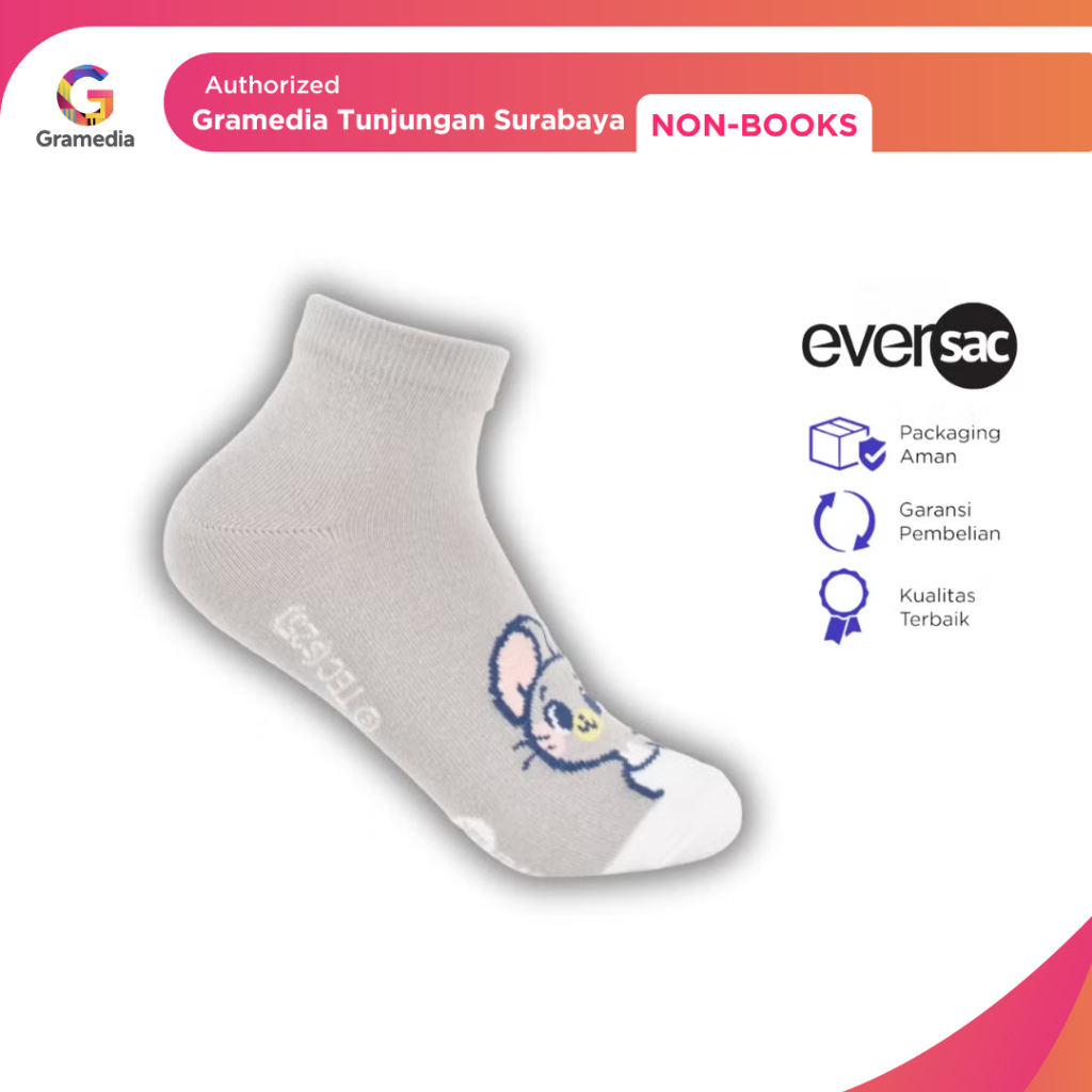 Gramedia Tunjungan: Eversac Ankle Socks Tuffy Gokko