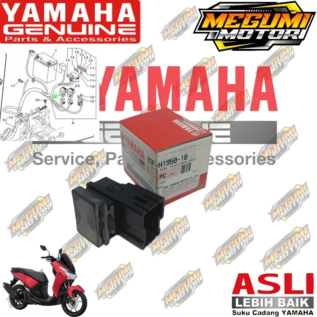 ต้นฉบับ YAMAHA LEXI 125 STATER RELAY B3F-H1950-10