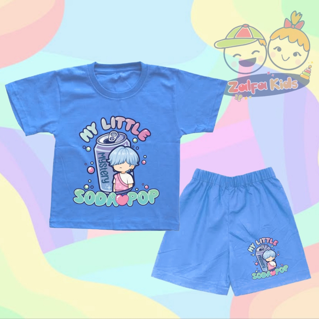 My Little Soda Pop Mystery Only Boys Kpop Demon Hunters ชุดเสื้อยืดเด็ก