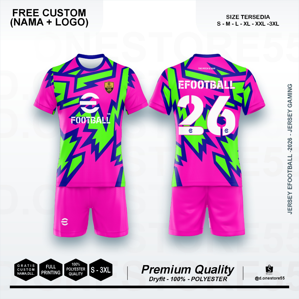 EFOOTBALL JERSEY EFOOTBALL 2026 YAMAL ANNIVE 30 YEARS DRY FIT MATERIAL