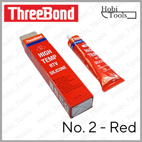 THREEBOND SUPER SEALER NO.2 RED 75 ML - HIGH TEMP RTV SILICONE - GASKET MAKER - SILICONE GASKET