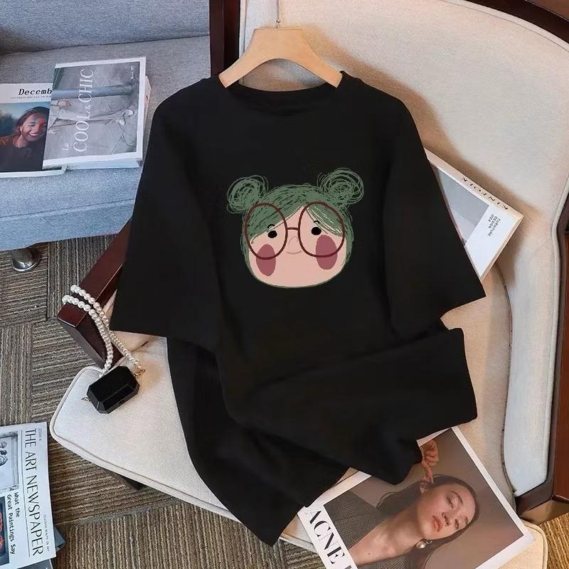 KARUN CARTOON แขนสั้นเสื้อยืดผู้หญิงฤดูร้อนใหม่ล่าสุดเสื้อยืด LOOSE DESIGN แฟชั่น TOP สไตล์เกาหลีเสื