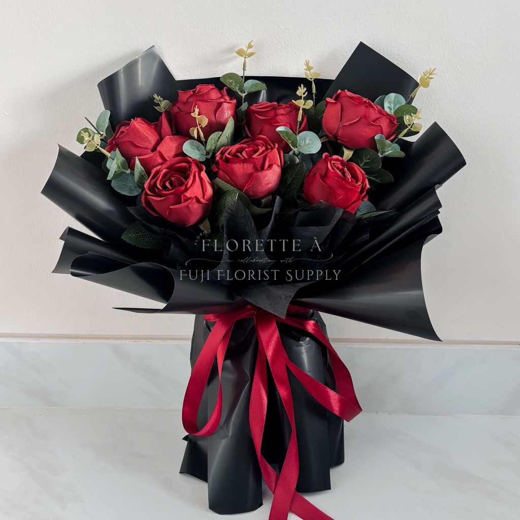 ROSE BOUQUET REAL FLOWER BOUQUET ของขวัญรับปริญญา FLOWER BUCKET FLOWER BOUQUET ของขวัญดอกไม้ BOUQUET