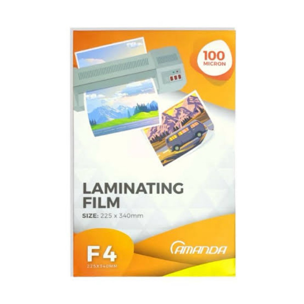 (PAK) Folio เคลือบ F4 Amanda 100 Micron / พลาสติกเคลือบ