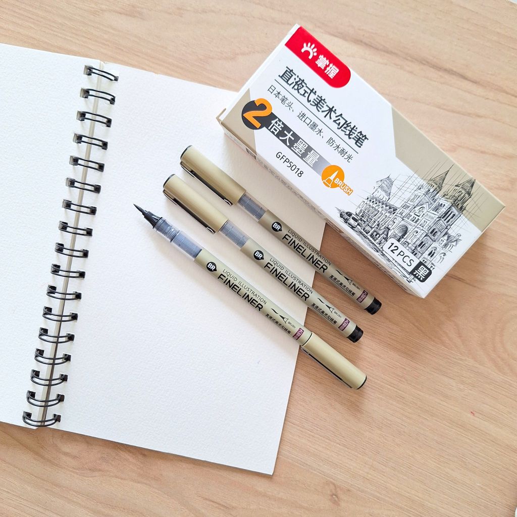 Grasp Fineliner Liquid Ink – ปากกามาร์กเกอร์กันน้ําสําหรับร่างและภาพประกอบ