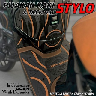 PAKET DeckPad dan Karpet Stylo 160 New 2025-2026 Karet Premium anti Slip sudah PNV nyaman digunakan