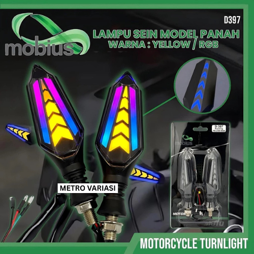 ไฟเลี้ยววิ่ง LED Arrow RGB / ไฟ Dusk คู่