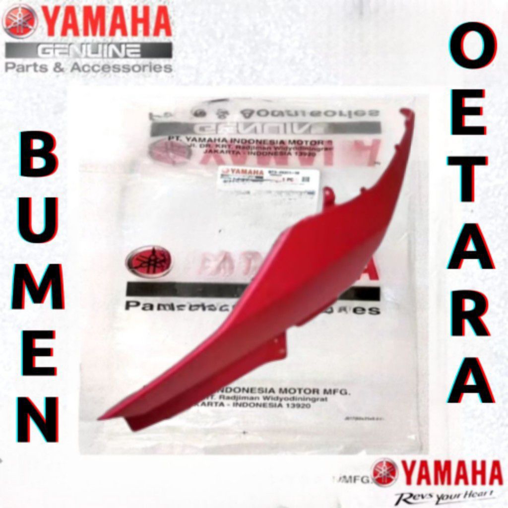 MERAH ฝาครอบด้านข้าง 2PH-F1711-00-P4 2PH-F17211-00-P4 REAR BODY COVER RIGHT LEFT MIO M3 125 MIO Z 12