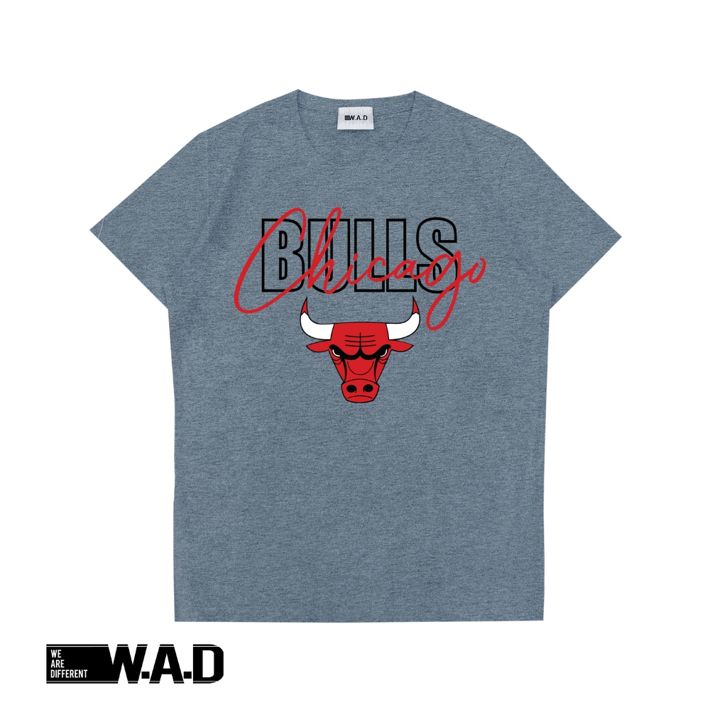 เสื้อยืดแขนสั้น / เสื้อยืดคอกลม CHICAGO BULL LOGO 2