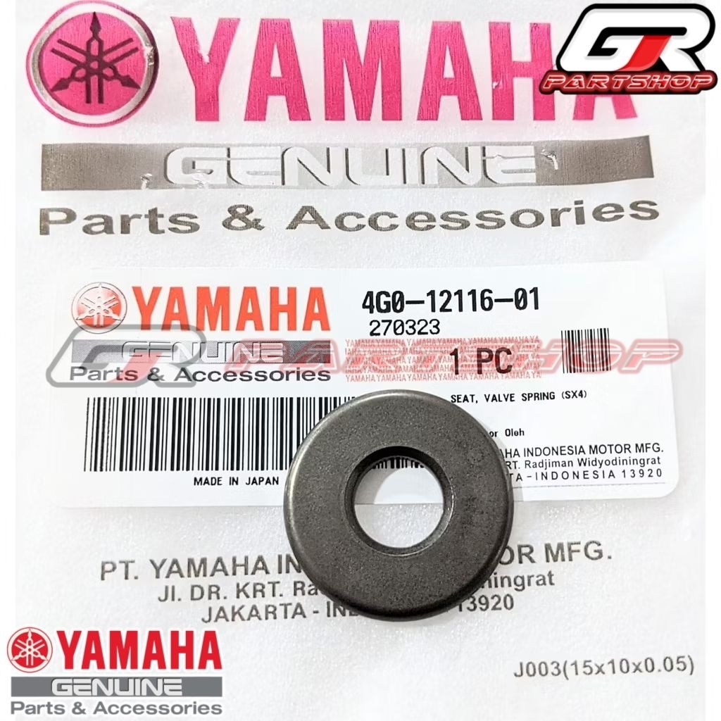 ต้นฉบับ YAMAHA SCORPIO Z LOWER วาล์ว SPRING MOUNTING RING YGP SCORE-Z ที่นั่ง, วาล์ว SPRING (SX4) 4G