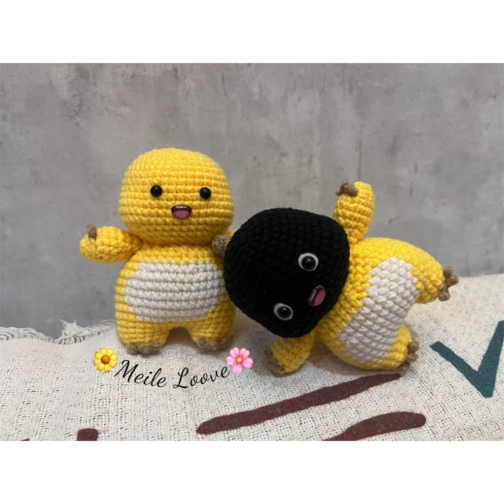 Nailong โครเชต์ Burnt Face Nailong โครเชต์ตุ๊กตา