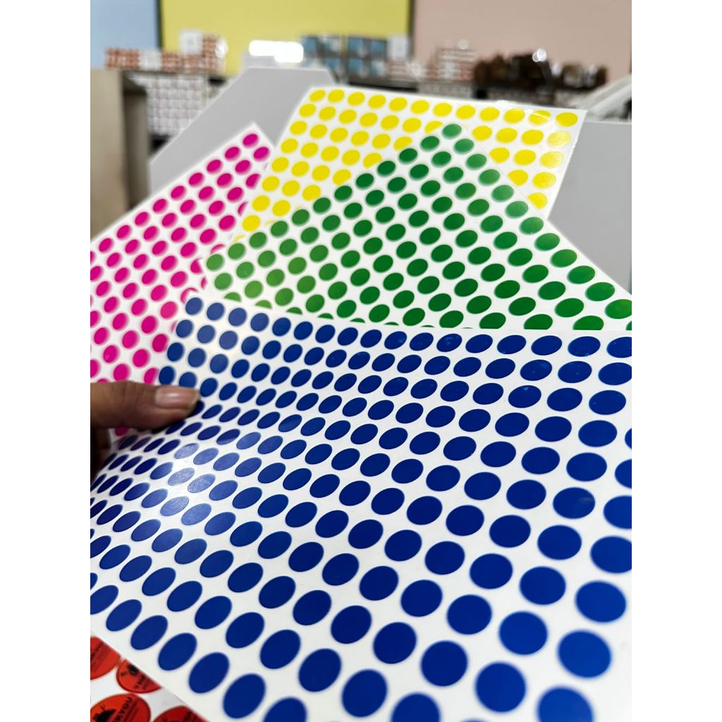 DIY DOT สติ๊กเกอร์ Marker / Dot Label / สติ๊กเกอร์กลม 200 ชิ้น ตัดแล้ว / ราคาแผ่น / เคลือบเงา
