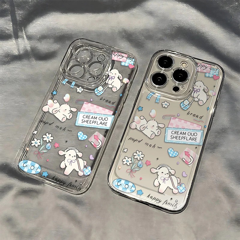 โปร่งใส Softcase Dream Sheep Motif เคสใสสําหรับ Redmi A5 5A 6A 9T 9A 12C 13C 14C B063