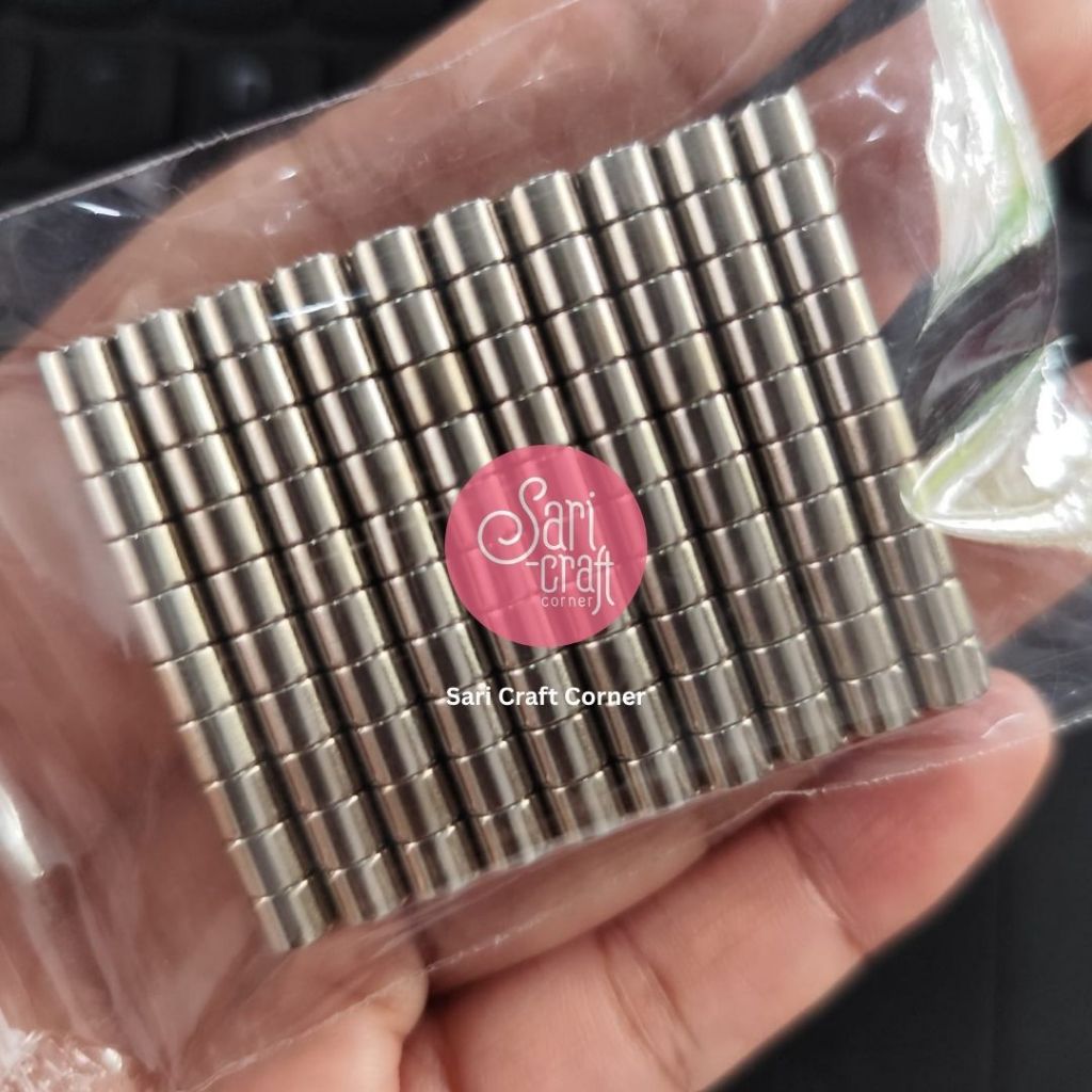 100psg - แม่เหล็กสร้อยคอสร้อยข้อมือรูปหลอด