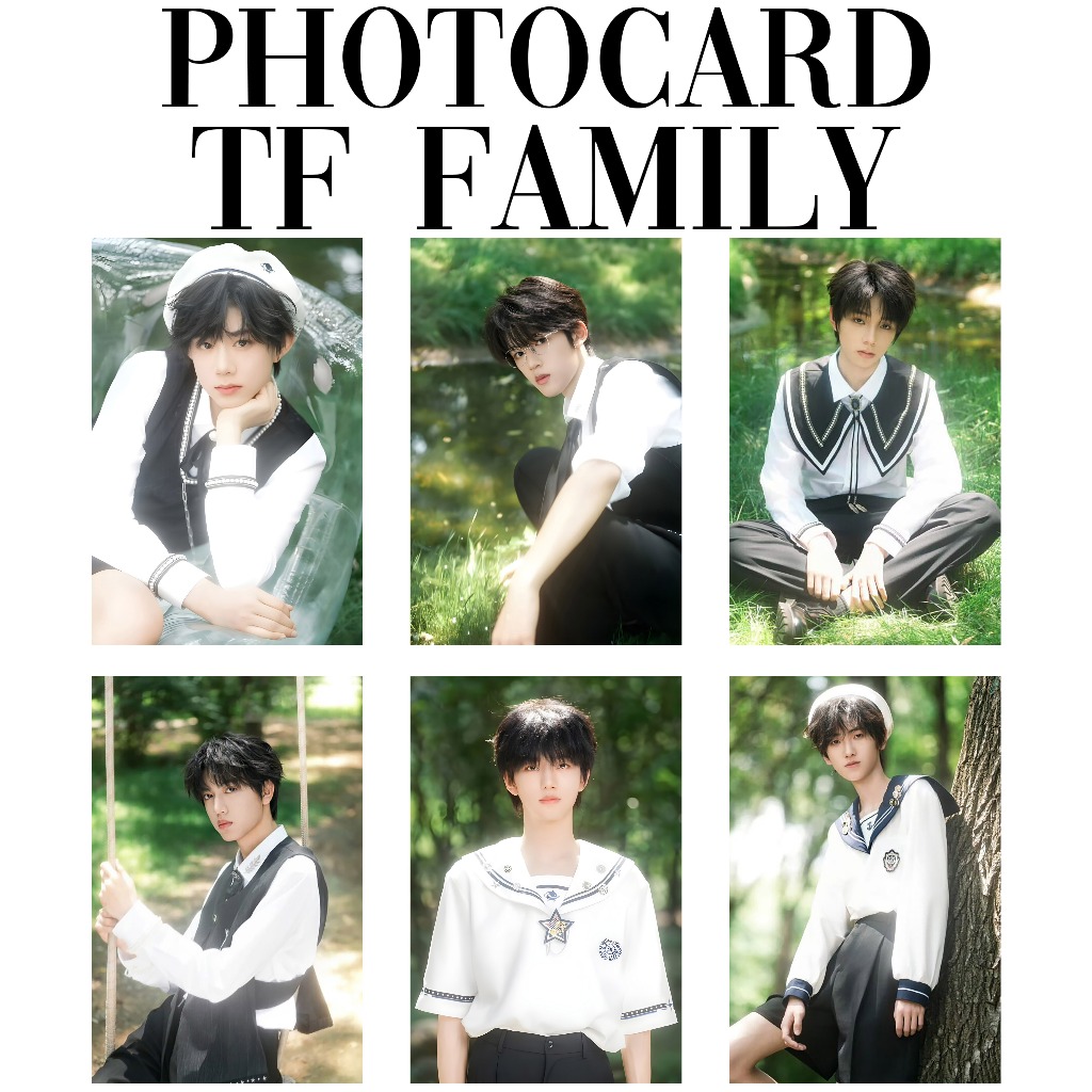 TF FAMILY Photocard - Chen Yi Heng Guan Jun Chen Wang Lu Jie Zhang Gui Yuan Zhang Han Rui Zuo Qi Han