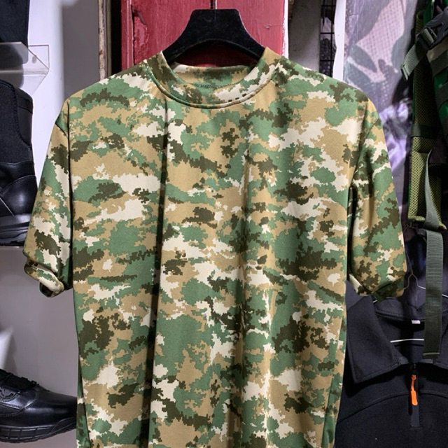 เสื้อยืดลายพราง Sage Green Dryfit || เสื้อยุทธวิธี TNI PDL สําหรับผู้ชาย || เย็น&แห้งเร็ว