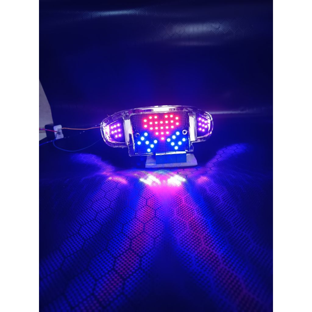 Stoplamp วิ่ง + sen 2 โหมด brkip honda astrea grend/legenda รุ่น I love u 8 และ 10 โหมดอัตโนมัติ แล้