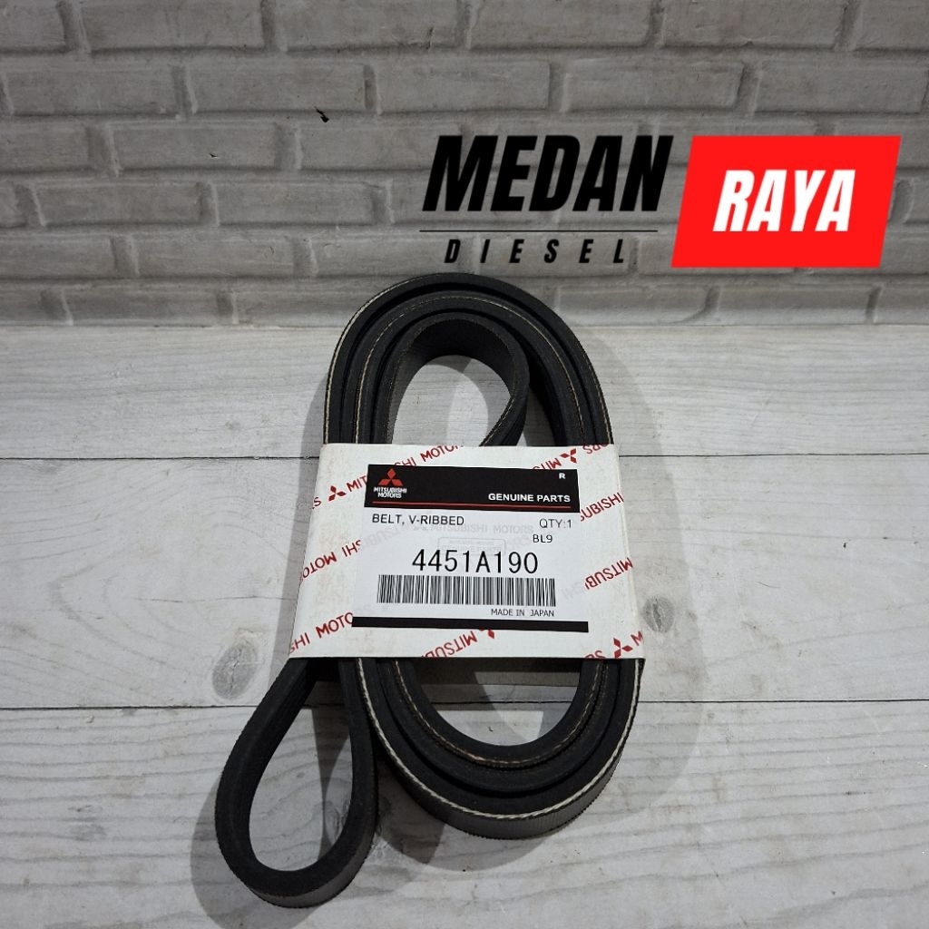 MITSUBISHI L300 ดีเซล EURO 4 P/STEERING 4451A190 ORIGINAL CAR RADIATOR FAN BELT