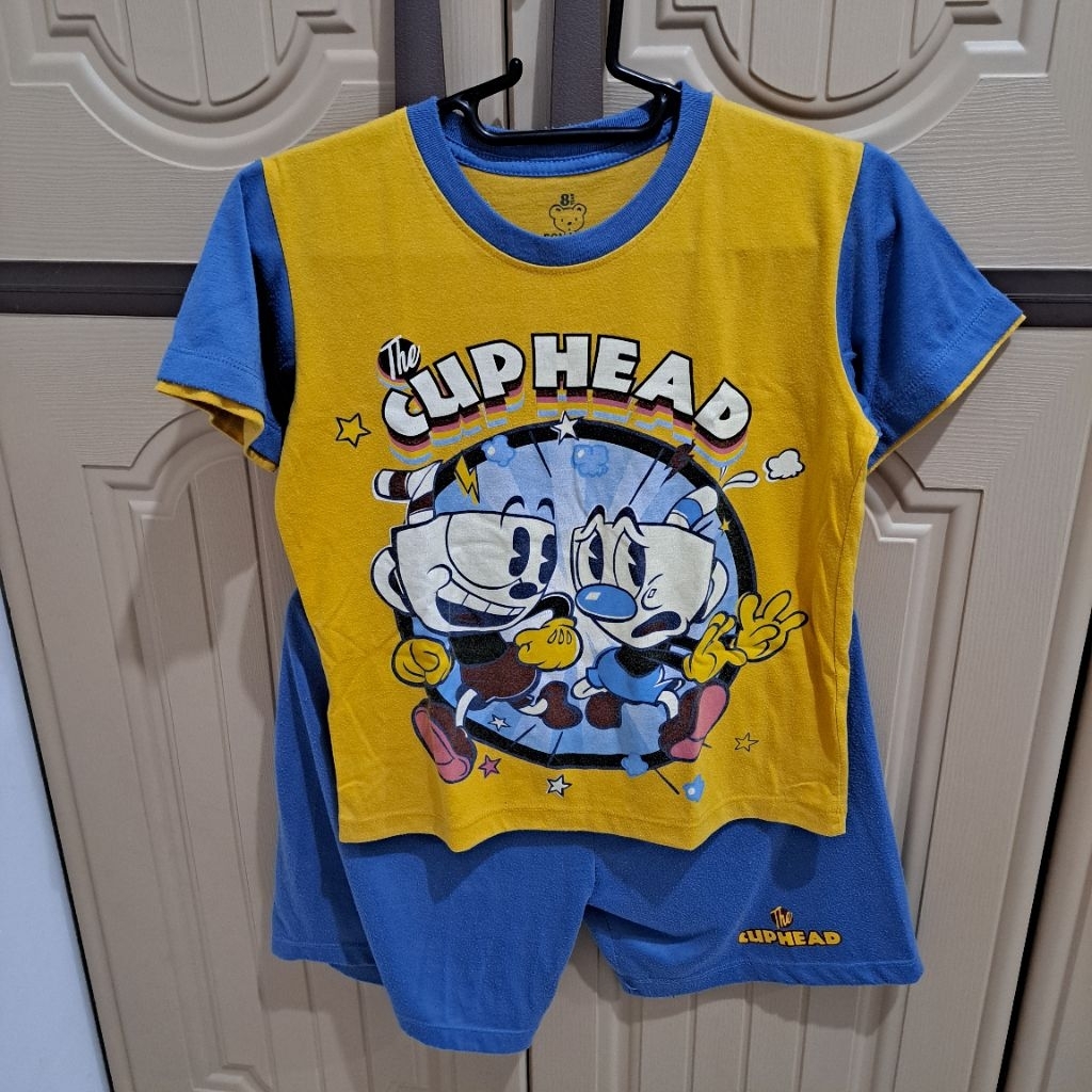 Preloved ชุดนอน Cuphead สําหรับเด็กผู้ชาย