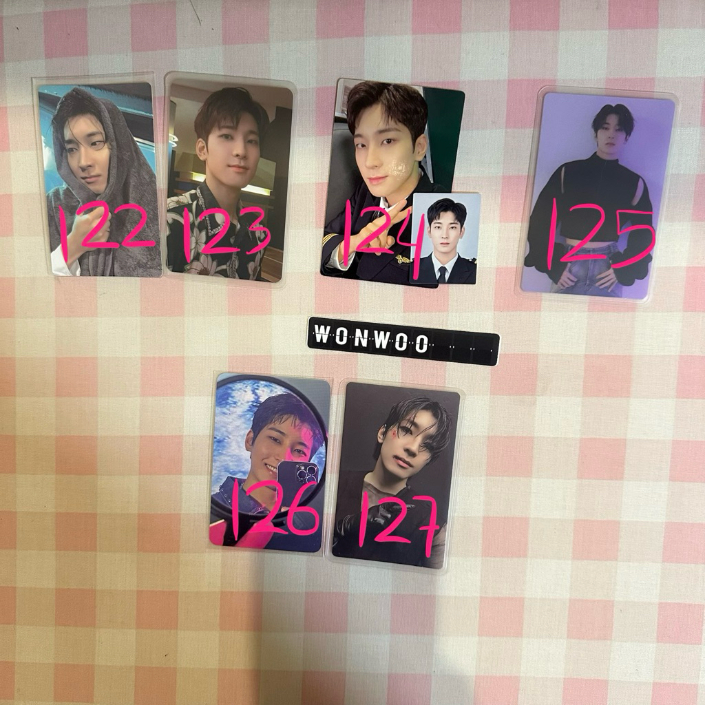 Seventeen Wonwoo โฟโต้การ์ด