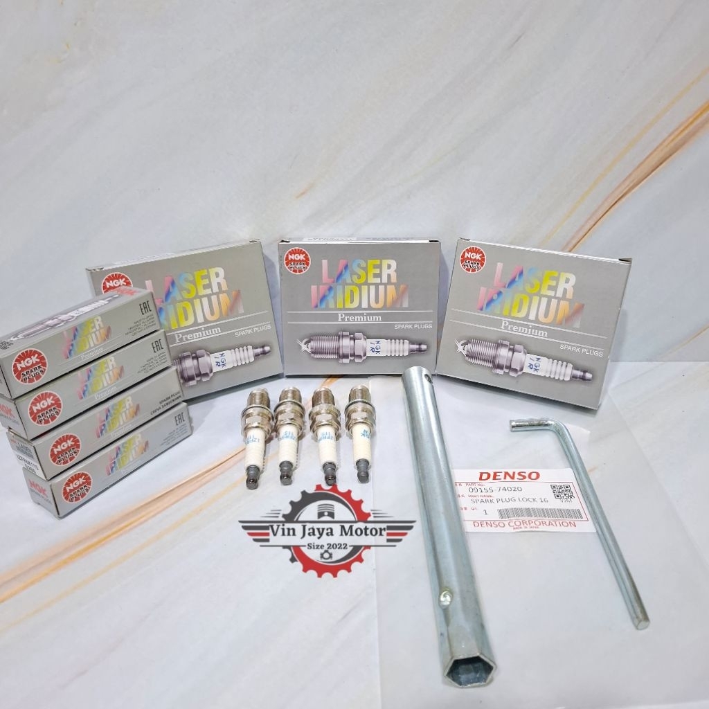 แพ็คเกจหัวเทียน Iridum ประกอบด้วยกุญแจหัวเทียน Jazz Rs Ge8 2008-2013 1 ชุด 4 ชิ้น