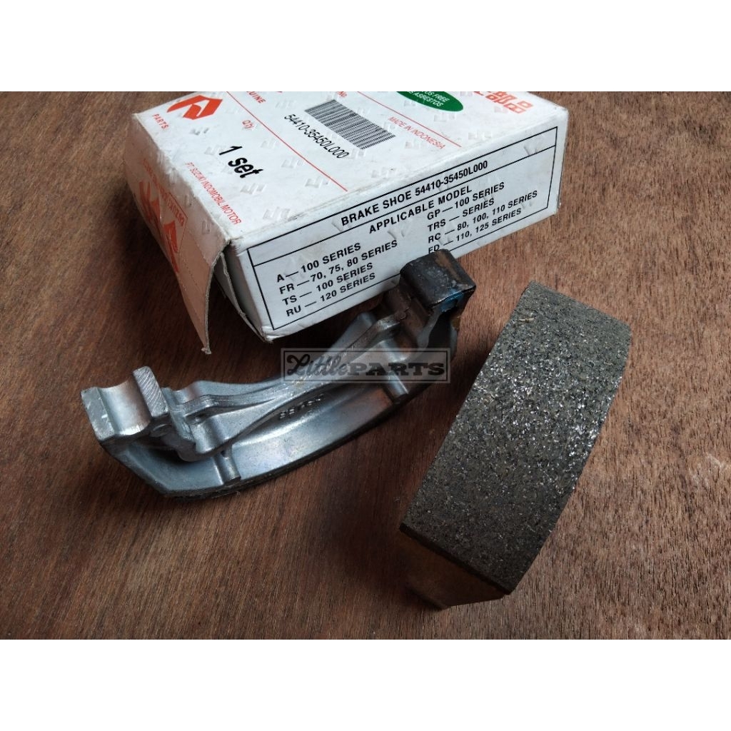 ผ้าเบรค 54410 35450L000 ผ้าเบรค suzuki a100 fr70 fr80 ts100 satria ru 120 gp100 trs rc80 Shogun 110 