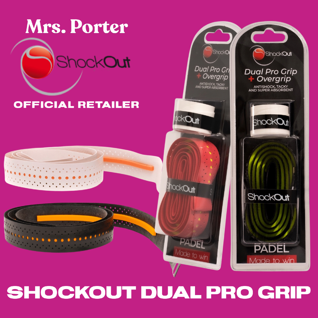 ShockOut Dual Pro Grip Padel Racket Grip Padel Racket