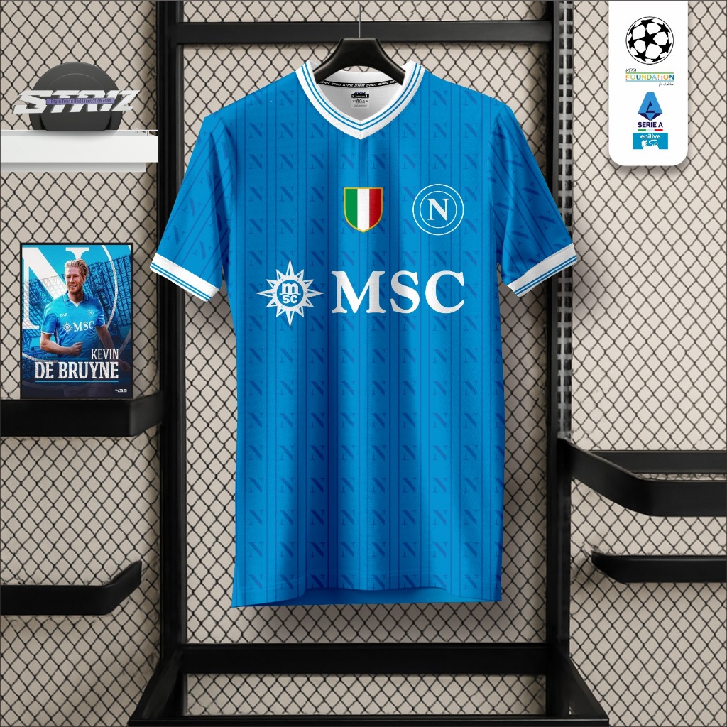 STRIZ - JERSEY N4P0LI - CUSTOM JERSEY / FOOTBAL JERSEY / FUTSAL JERSEY / FULL PRINTING JERSEY / RETR