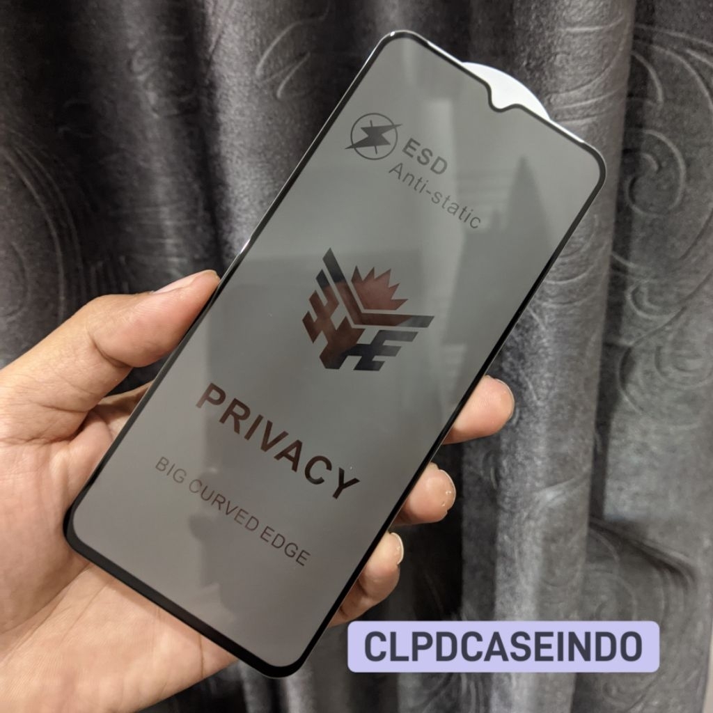 กระจกนิรภัย Infinix Smart 3 Plus X627 Infinix S4 X626 X626B Anti Spy Privacy