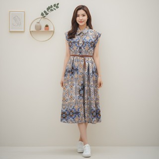 NJW - Dress wanita HELIA Midi dress gaun wanita - gaun wanita