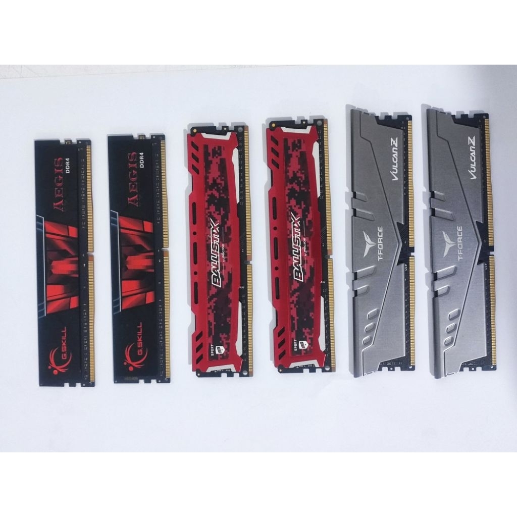 แรม T-FORCE VULCAN Z | ยาหม่อง | GSKIL 8GB KIT 4GBX2 DDR4 2666 Mhz