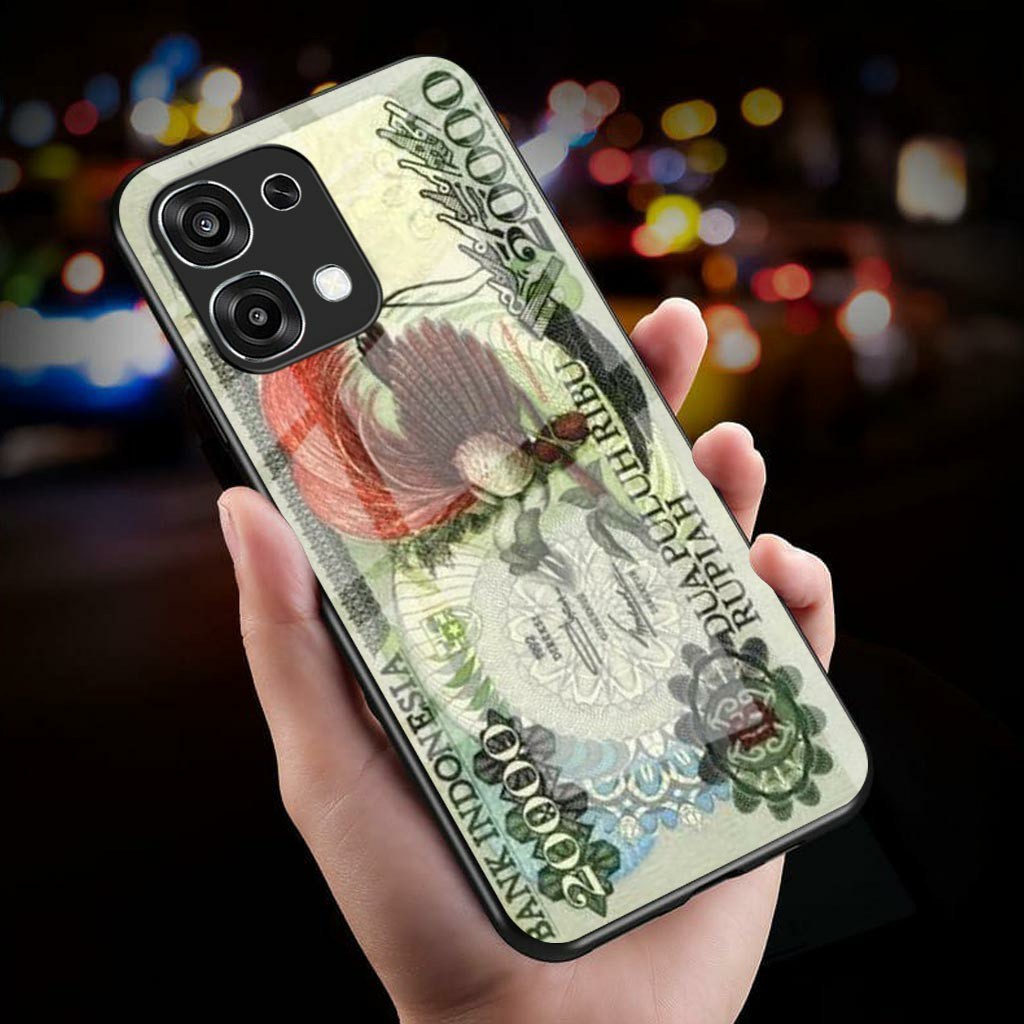 Softcase Glass Glitter Glass สําหรับ OPPO A6 PRO - ปลอก Hp OPOO A6 PRO - K35