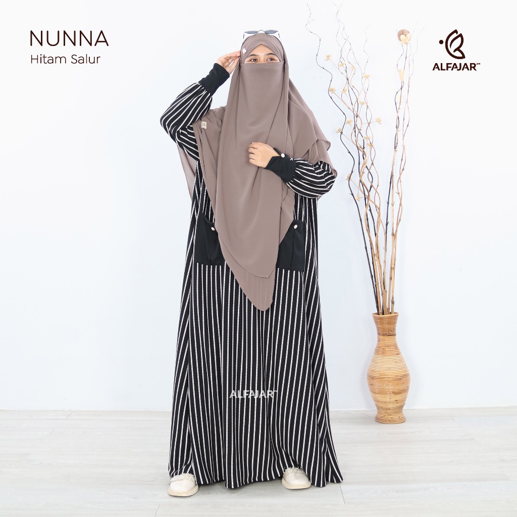 Alfajar - NUNA Knit Abaya วัสดุถักระดับพรีเมียม (เฉพาะอาบาย่า) / ชุดถัก