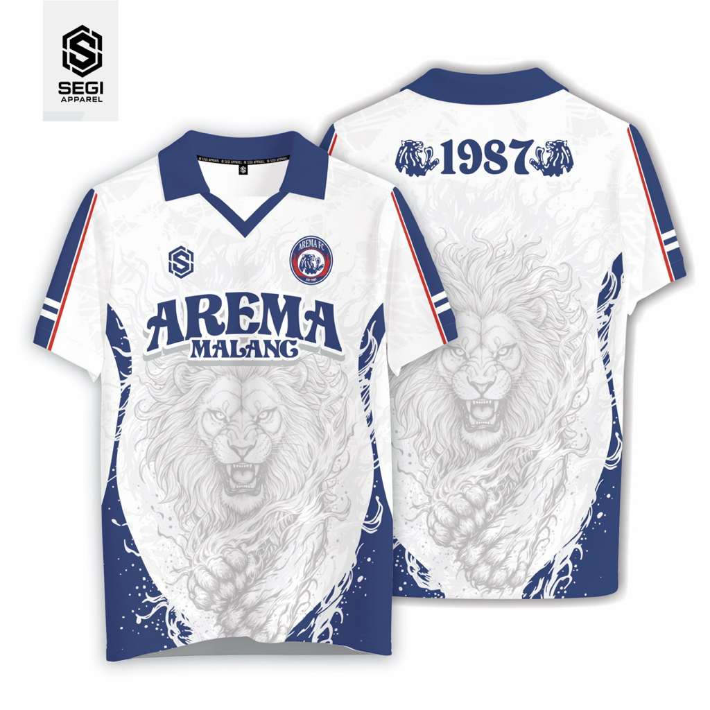 SEGI APPAREL - AREMA FC JERSEY / AREMALANG VINTAGE JERSEY / RETRO JERSEY / CASUAL JERSEY / FOOTBALL 