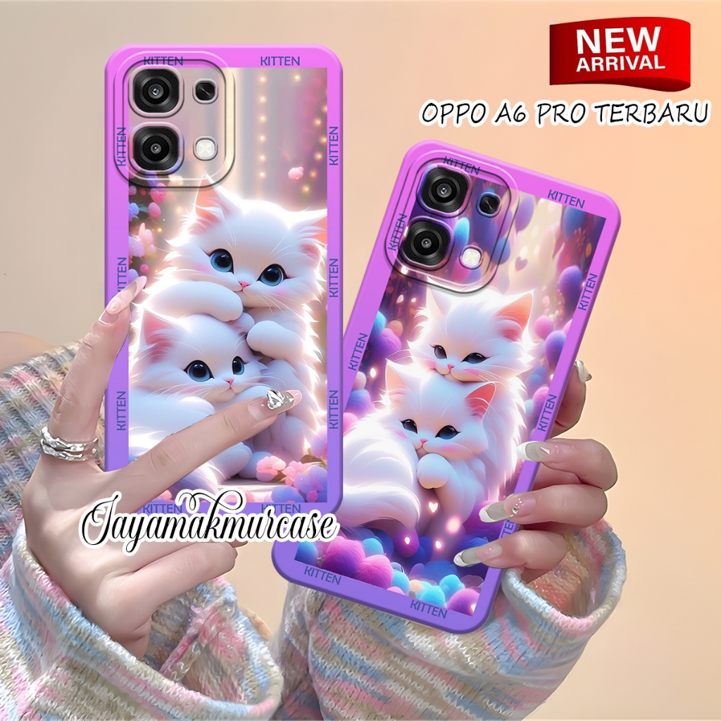 HP เคสโทรศัพท์ OPPO A6 PRO 4G / 5G / A5 PRO 4G / 5G ลายแมวน่ารัก เคส Oppo อินเทรนด์ [OP03]