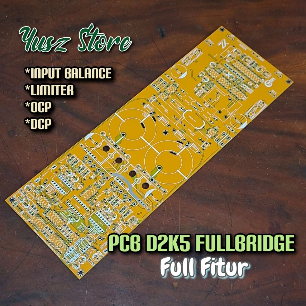 PCB D2K5 Fullbridge คุณสมบัติครบถ้วน เครื่องขยายเสียง Class D สองชั้น
