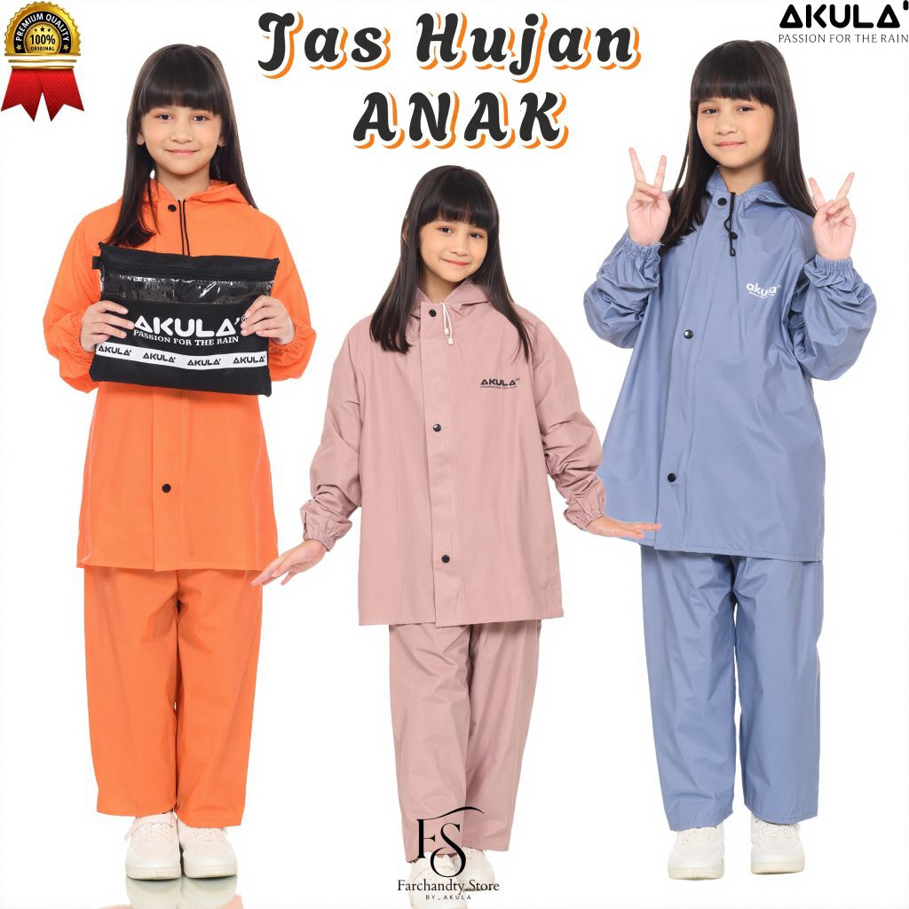 เสื้อกันฝนเด็กชุดชายหญิงเสื้อกันฝนหนา ต่อต้าน-เล็ก