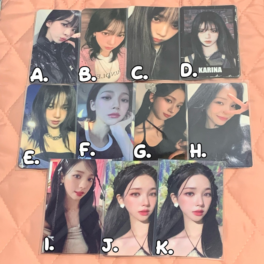 PHOTOCARD อย่างเป็นทางการ KARINA AESPA