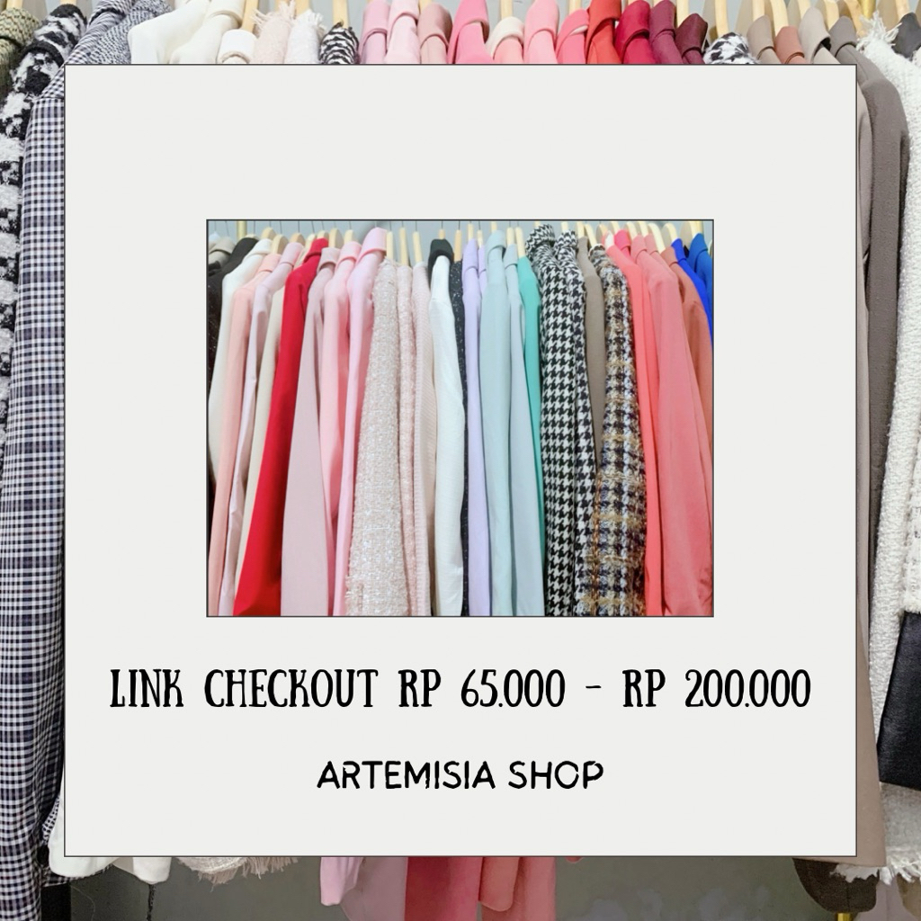 CHECKOUT LINK Rp. 65,000 - รป. 200,000 + ภาษีมูลค่าเพิ่ม