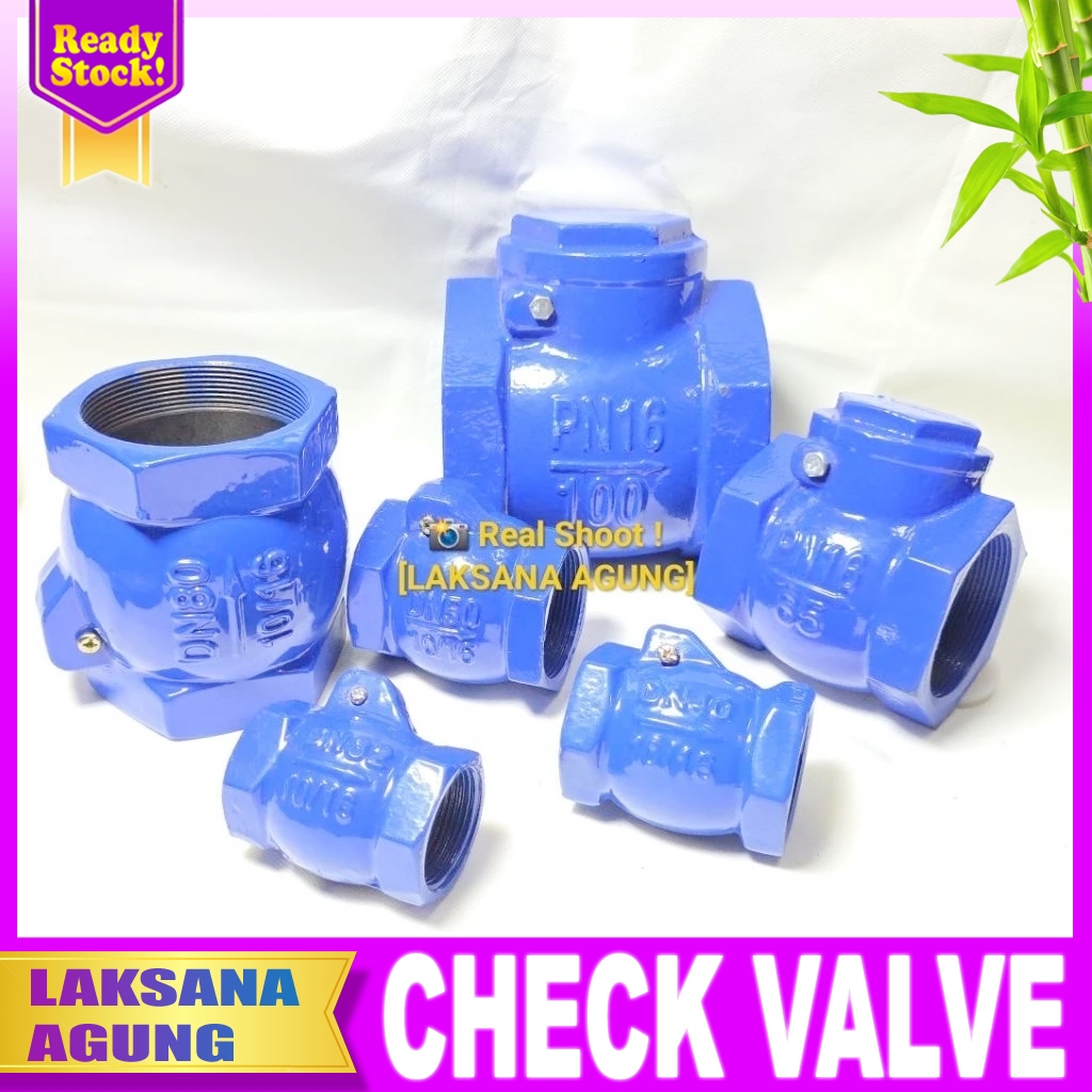 [QT450] SWING CHECK VALVE 2-1/2" INCH TYPE DRAT | DCI CHECK VALVE DN65 เหล็กดันเสียงภายใน