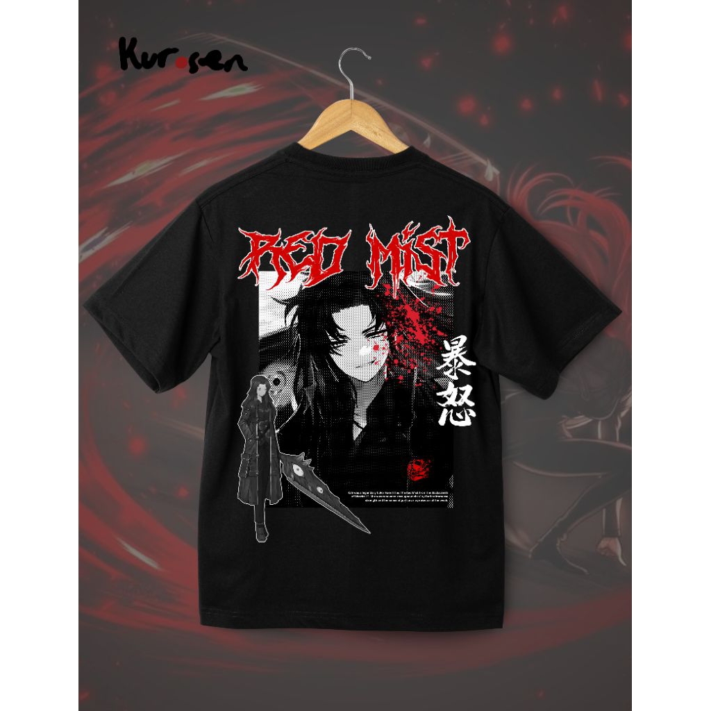 เสื้อยืด Library of Ruina: The Red Mist