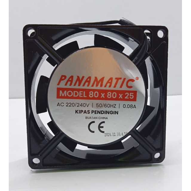 พัดลมวิดีโอปานามา 80x80x25 AC 220V