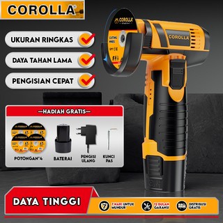COROLLA 12V Mesin gurinda Mini/Mesin Gerinda Cordless /mesin gerinda tangan/gerinda baterai/Angle Grinder/Mesin Gerinda Listrik