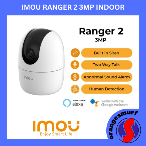 IMOU RANGER 2 3MP SMART CAMERA กล้องวงจรปิดไร้สาย WIFI INDOOR PAN & TILT