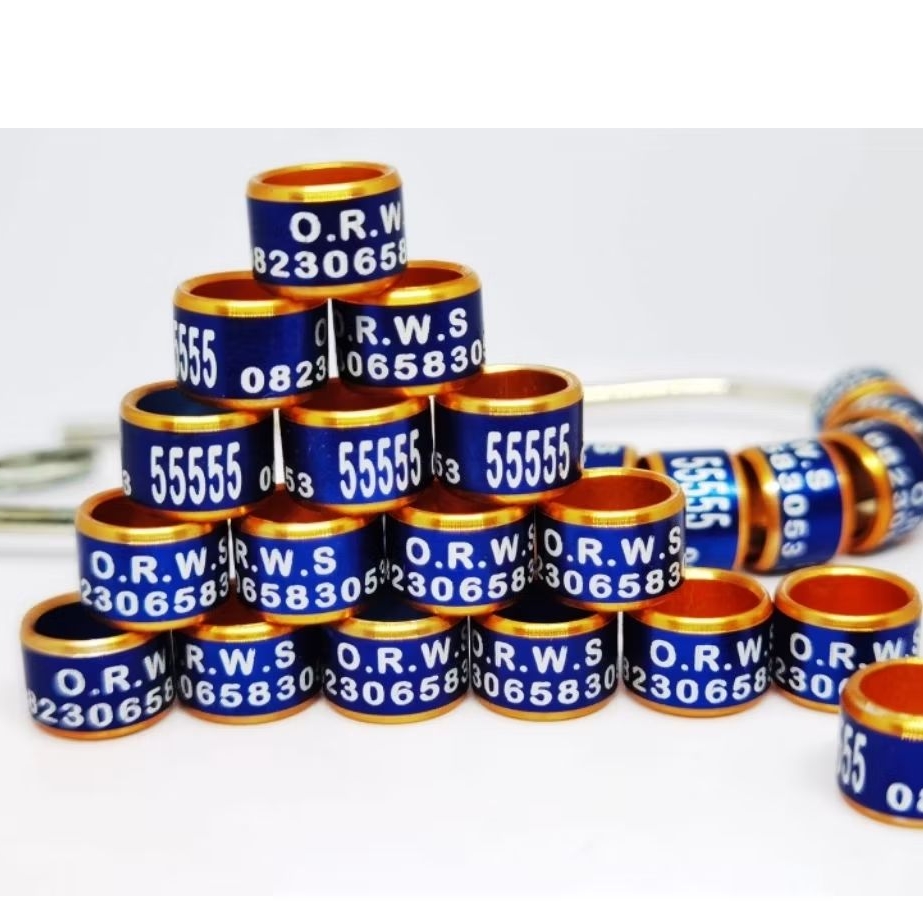 PIGEON ADULT RING MK LASER 9MM 49 | การพิมพ์ด้วยชื่อที่กําหนดเอง | นกพิราบ | ฯลฯ