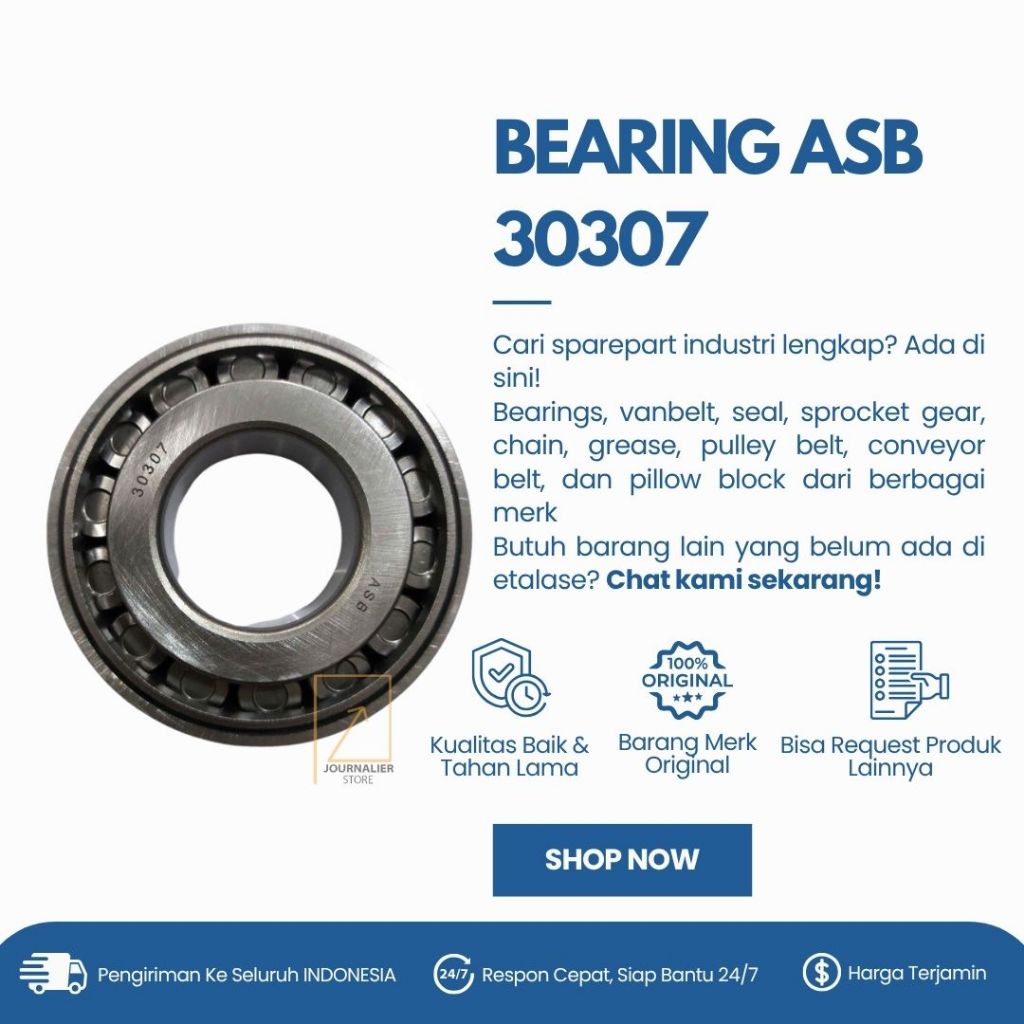 TAPER ROLLER BEARING 30307 ASB แบริ่งเรียว Laher Laker
