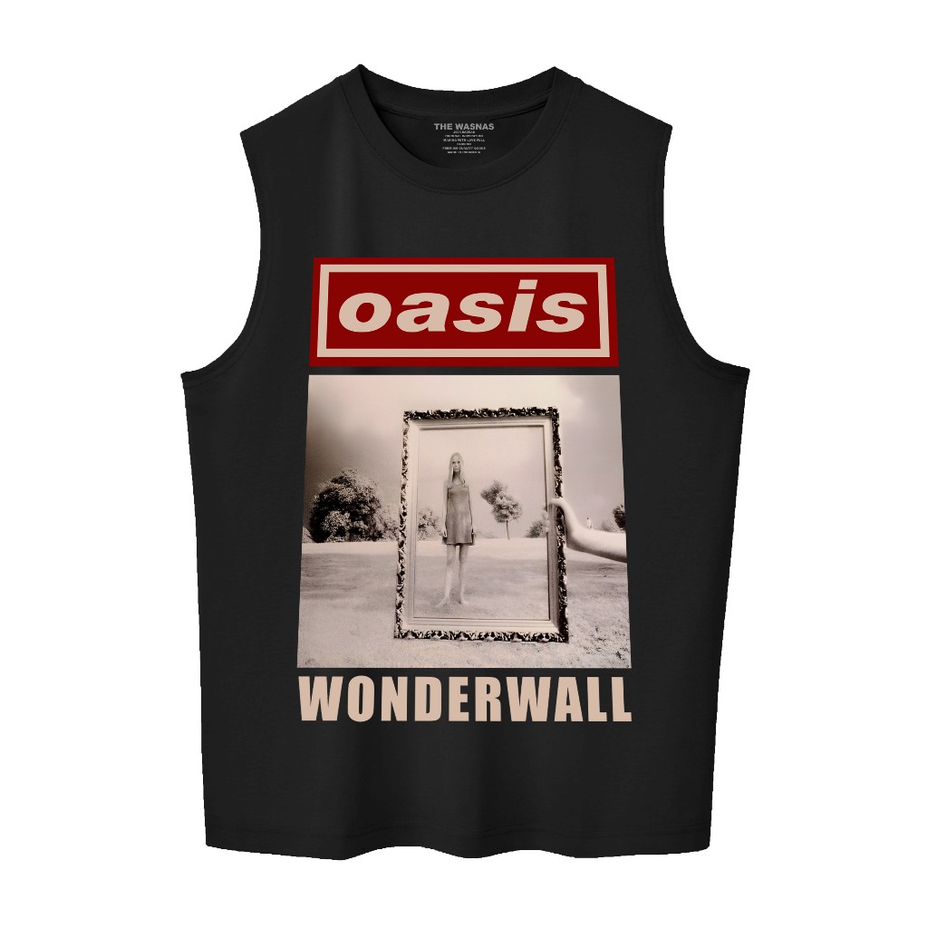 Auxso เสื้อกล้ามเล็กบง Oasis Wonderwall | เสื้อกล้าม Lekkong Unisex