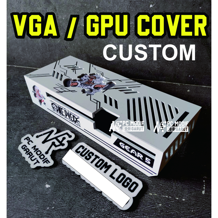 ฝาครอบ VGA ฝาครอบ GPU ยี่ห้อ XFX EDITION NON LED โลโก้ที่กําหนดเอง